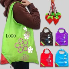 Folding Strawberry Tote Bag-BG