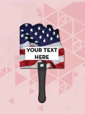 Flag Hand Fan 