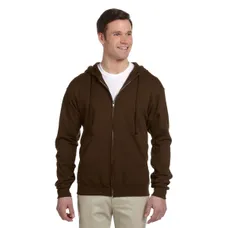 Jerzees 8 oz 50/50 Nublend Full Zip Hood - Dark/Color