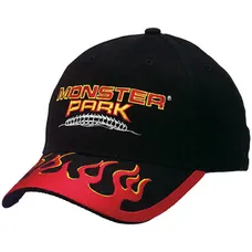 Flame Structrued Brushed Cotton Twill Cap