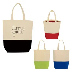 TOTE-AND-GO CANVAS TOTE BAG 