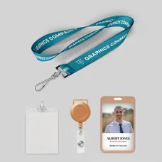 1 inch Price Saver Lanyard with J-Hook-B