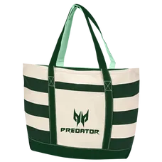 Budget Custom Cotton Nautical Tote Bag