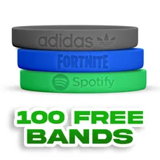 Custom Debossed Wristbands                 