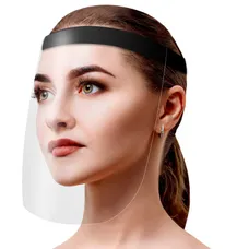 FACE SHIELD - ADJUSTABLE BLACK STRAP