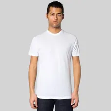 American Apparel Adult Poly Cotton Tee - White