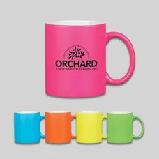 11 Oz. Neon Mug With C-Handle