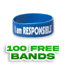 Printed 1 inch Wristband      