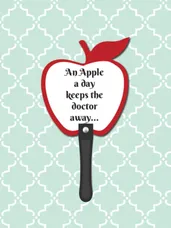 Apple Hand Fan