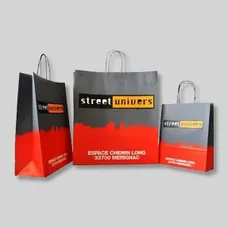 150g Card Paper Bag With Full Color Imprint On All Sides-B