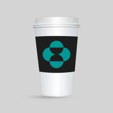 One or Full Color Coffee Cup Sleeve