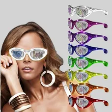 LED White Novelty Custom Sunglasses