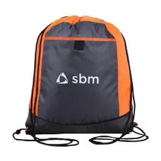 Budget Custom Two Tone Sided Drawstring Tote Bag