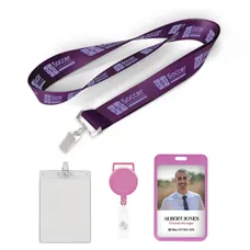 5/8" Lanyards Custom Polyester Material