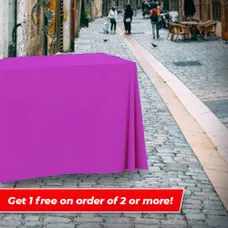 Square Blank Table Cover- Table Throw or Fitted Style