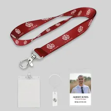 3/4 inch Polyester Lanyard-A
