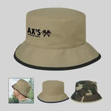 Cotton Twill Bucket Hat -Silk Screen 