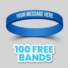 1/2 inch Printed Wristband   
