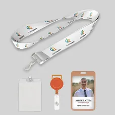 Custom Dye Sublimated Full Color Lanyard-A