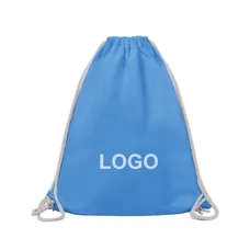 Economical Cotton Drawstring Backpack-1