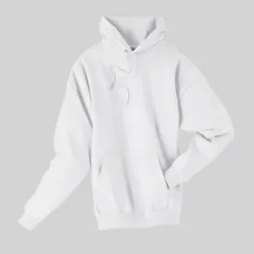 Hanes 7.8 oz 50/50 Comfort Blend Fleece Pullover Hood - White/Neutral