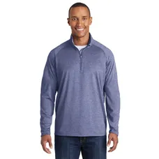 Sport-Tek Sport-Wick Stretch Half-Zip Pullover - Dark/All