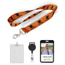 Polyester 1 inch Lanyard-A