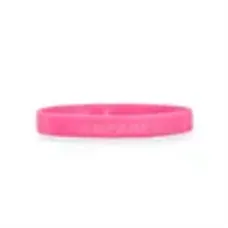 1/4 inch Debossed Wristband      