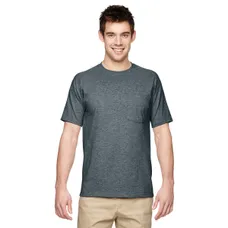 Jerzees 50/50 Pocket Tee - Dark/Color