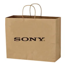 Budget Custom Kraft Paper Brown Shopping Bag - 16"- x -12"-1-2