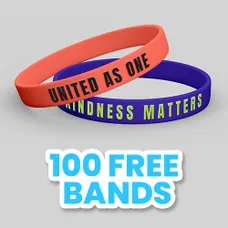 Custom Embossed Printed Silicone Wristbands     
