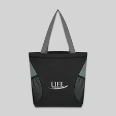 MESH ACCENT TOTE BAG