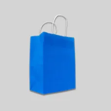 Customized Square Bottom White Paper Tote Bag 