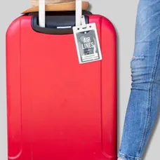 Blank Luggage Tag Holders