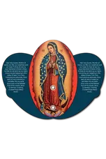 GUADALUPE INSPIRATIONAL EXPANDABLE HAND FAN STOCK GRAPHIC HAND FAN 