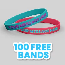 1/2 inch Full Color Wristband 