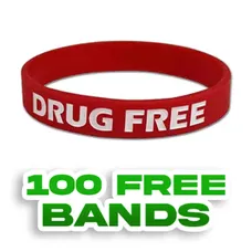 Custom Debossed Colorfilled Wristbands    