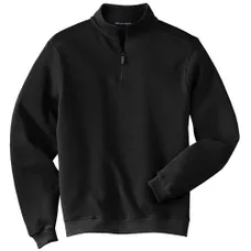 Port Authority Flatback Rib Quarter-Zip Pullover - Dark/All