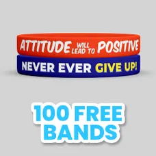 Custom Color Filled Wristband                      