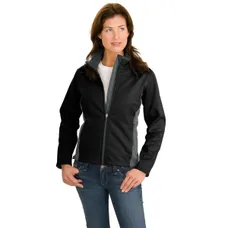 Port Authority Ladies Two-Tone Soft Shell Jacket - Dark/All