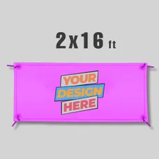 Vinyl Banner 2' x 16'