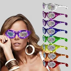 LED Purple Novelty Custom Sunglasses 