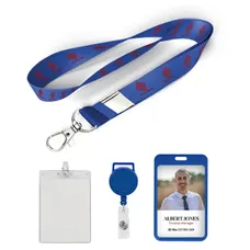 3/4 inch Price Saver Lanyard with Metal Clip-A