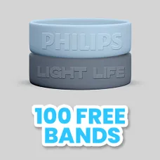 Embossed 1 inch Wristband    