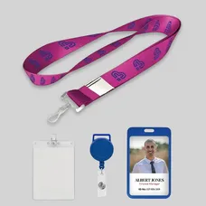 5/8 inch Price Saver Lanyard with Metal Clip-A