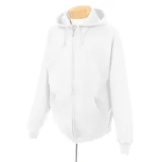 Jerzees 8 oz 50/50 Nublend Full Zip Hood - White/Neutral