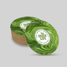 Custom Fiberboard Coaster