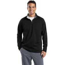 Sport-Tek Sport-Wick Quarter-Zip Fleece Pullover - Dark/All