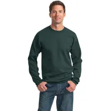 Port and Company 7.8 Oz. Crewneck Sweatshirt - Dark/Colors