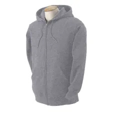 Fruit of the Loom 12 oz. Supercotton Full-Zip Hoodie - Light/Heather